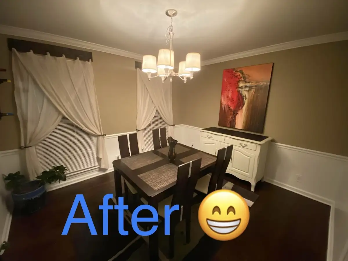 Professional dining room restoration after water damage in Las Flores