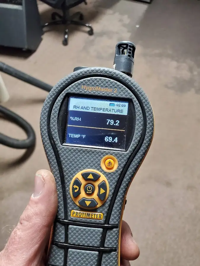 Moisture meter humidity assessment for Mold Remediation & Removal in Las Flores